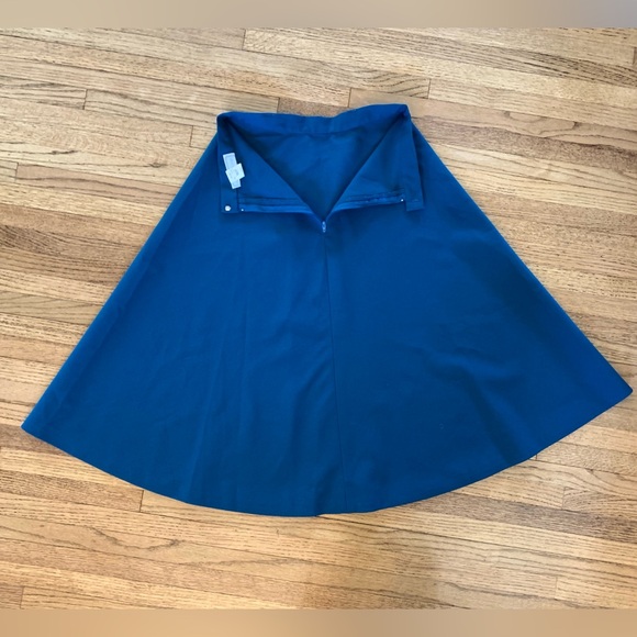 Vintage 70s/80s Bobbie Brooks Teal Midi A-Line Circle Skirt - Picture 8 of 9